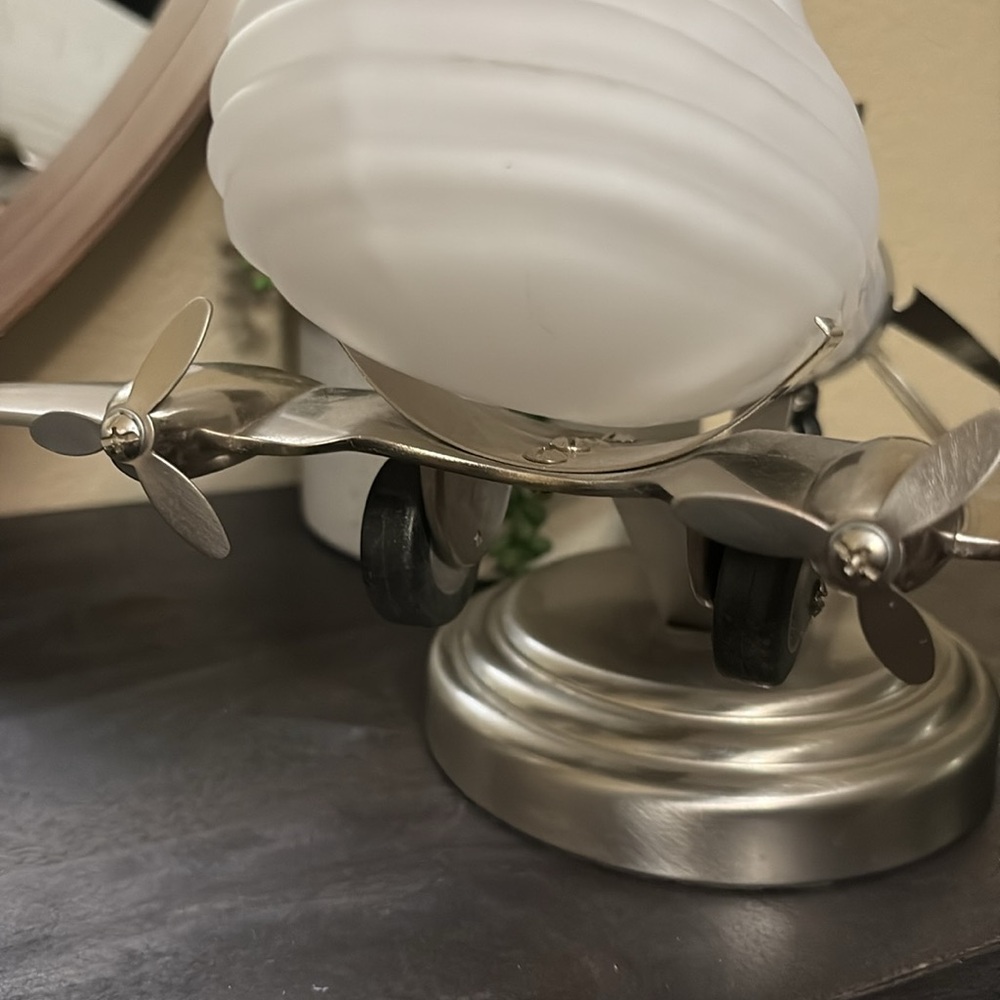 Vintage Rocket Lamp with White Shade - Picture 5 of 15